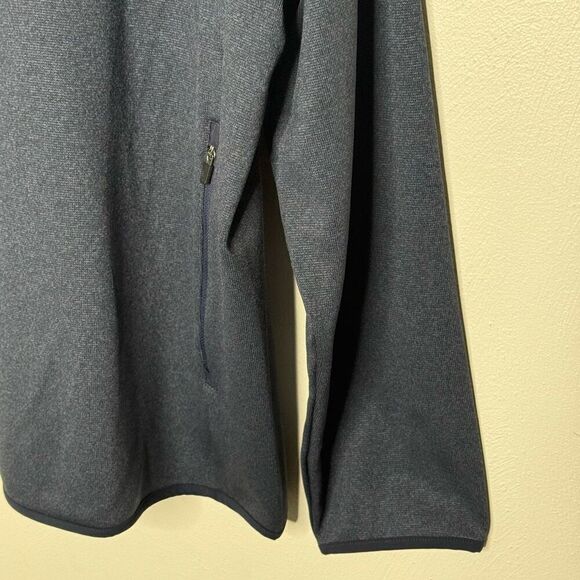 UntuckIt Tyrus Navy Blue Quarter Zip Shacket - Men’s US XL - Picture 3 of 9